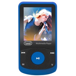 Trevi MPV 1725G fekete-kék MP3/MP4 lejátszó