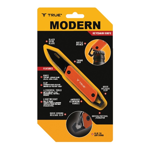 True Utility TU7061 Modern Key Chain Knife multifunkciós kés