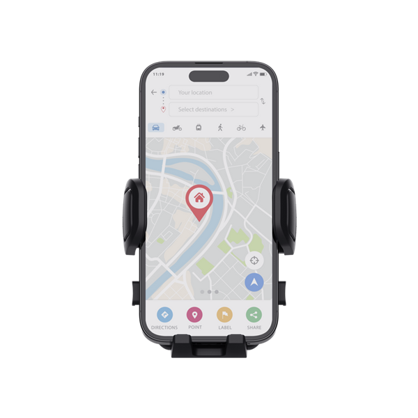 Trust Runo szellőzőnyílásra helyezhető fekete autós telefon tartó