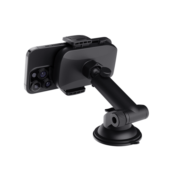 Trust Runo szélvédőre helyezhető fekete autós telefon tartó