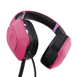 Trust 24992 GXT 415P Zirox rózsaszín mikrofonos gamer headset