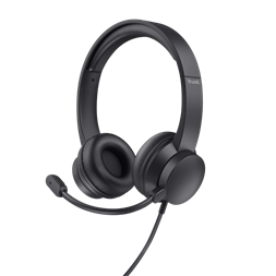 Trust Ayda PC vezetékes fekete headset