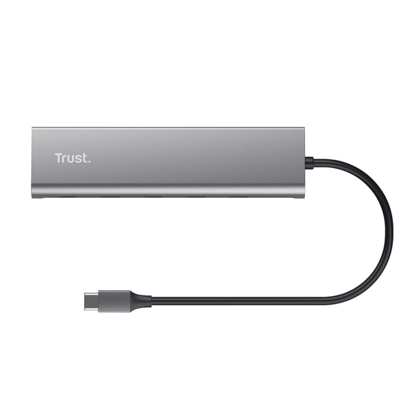 Trust 25136 Halyx 5 portos USB C ezüst hub