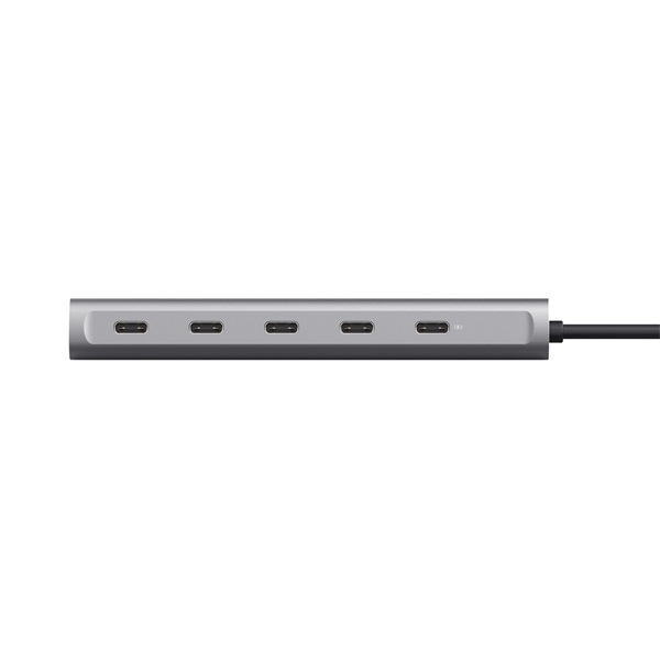 Trust 25136 Halyx 5 portos USB C ezüst hub