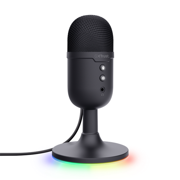 Trust GXT 234 Yunix USB fekete gamer mikrofon
