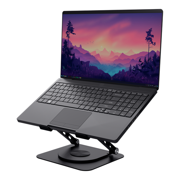 Trust Zeff fém fekete laptop állvány