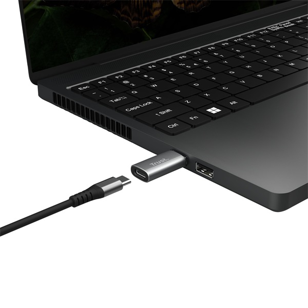 Trust 25573 Calyx 2db USB A/USB C szürke adapter
