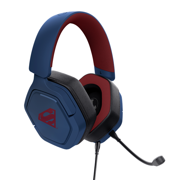 Trust 25739 GXT492SM Carus Superman multiplatform vezetékes gamer headset