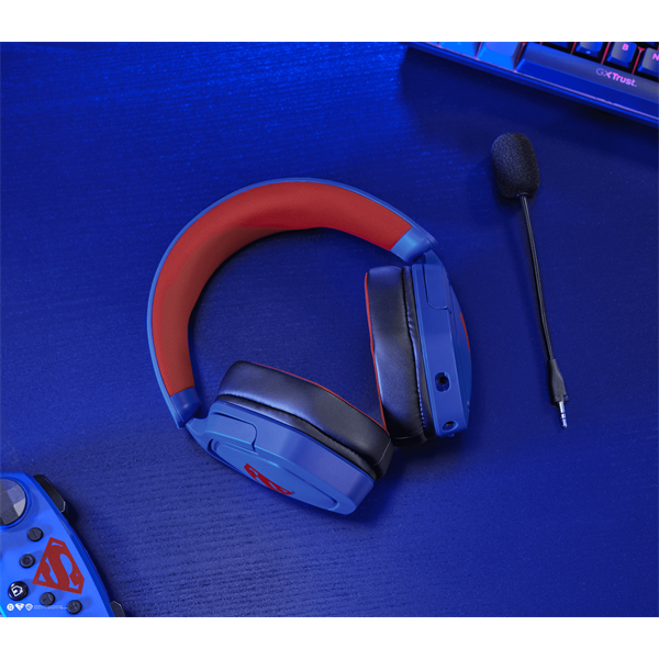 Trust 25739 GXT492SM Carus Superman multiplatform vezetékes gamer headset