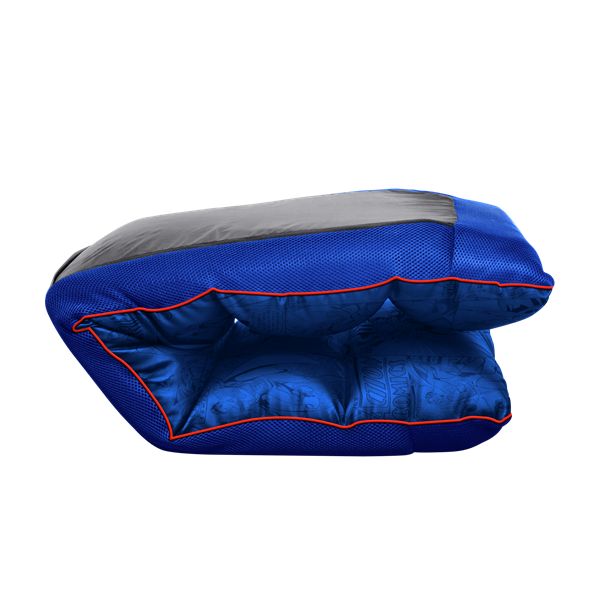 Trust 25740 GXT 718SM Rayzee Superman összecsukható gamer padlófotel