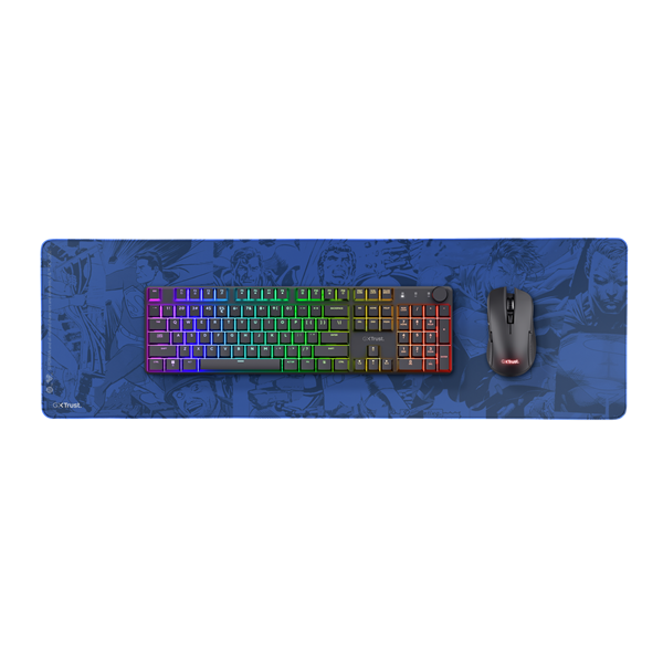 Trust 25743 GXT 759SM Superman XXL gamer egérpad