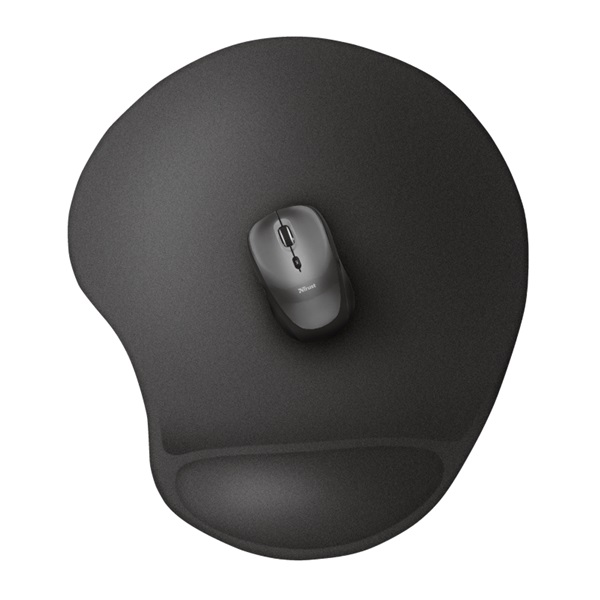 Trust Bigfoot XL zselés csuklótámaszos fekete egérpad