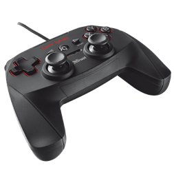 Trust 20712 GXT 540 Yula PC/PS3 fekete gamer kontroller