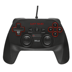 Trust 20712 GXT 540 Yula PC/PS3 fekete gamer kontroller