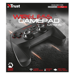 Trust 20491 GXT 545 Yula wless PC/PS3 vezeték nélküli fekete kontroller