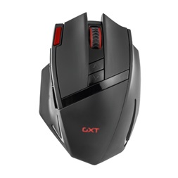 Trust GXT 130 Ranoo vezeték nélküli fekete gamer egér