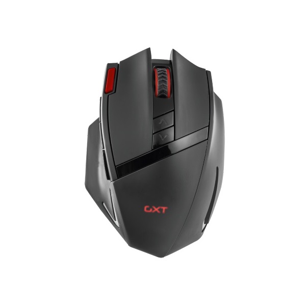 Trust GXT 130 Ranoo vezeték nélküli fekete gamer egér