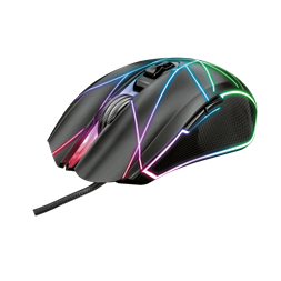 Trust GXT 160X Ture 4500dpi RGB optikai gamer egér