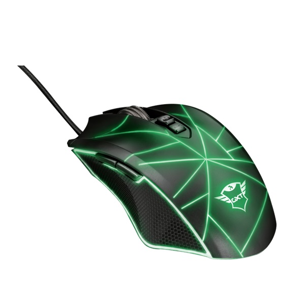 Trust GXT 160X Ture 4500dpi RGB optikai gamer egér