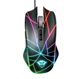 Trust GXT 160X Ture 4500dpi RGB optikai gamer egér