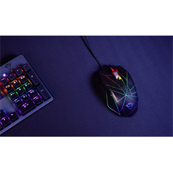 Trust GXT 160X Ture 4500dpi RGB optikai gamer egér