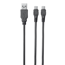 Trust 20165 GXT 222 Duo Charge & Play PS4 fekete kábel