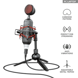 Trust GXT 244 Buzz Streaming USB gamer mikrofon