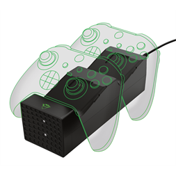 Trust 24177 GXT 250 Duo Xbox X/S fekete kontroller töltőállomás