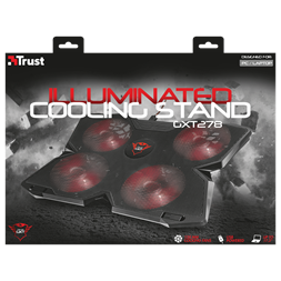 Trust GXT 278 Yozu Notebook Cooling Stand gamer hűtőpad (Újszerű)