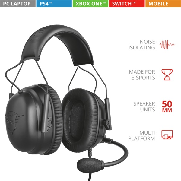 Trust GXT 444 Wayman Pro gamer headset (Újszerű)