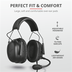 Trust GXT 444 Wayman Pro gamer headset (Újszerű)