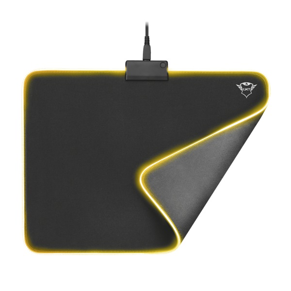 Trust GXT 762 Glide-Flex Illuminated flexible világító fekete gamer egérpad