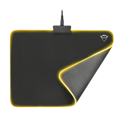 Trust GXT 762 Glide-Flex Illuminated flexible világító fekete gamer egérpad
