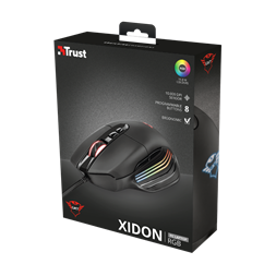Trust GXT 940 Xidon RGB fekete gamer egér