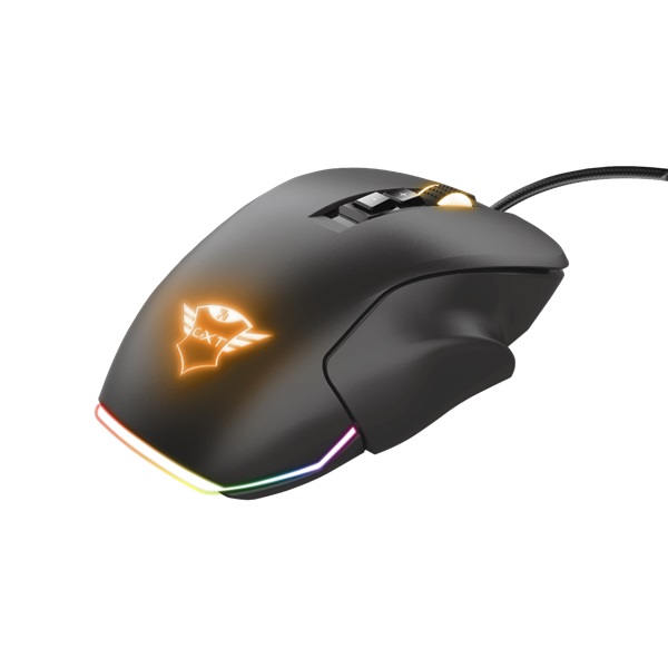 Trust GXT 970 Morfix cserélhető gombos 10000dpi RGB gamer egér
