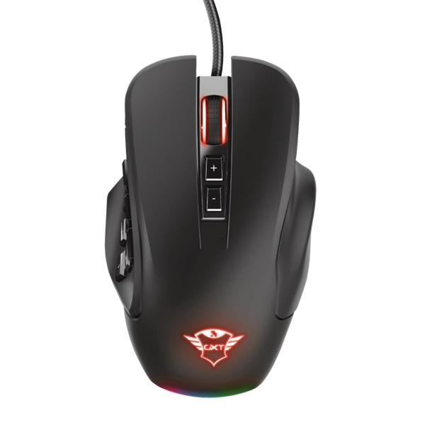 Trust GXT 970 Morfix cserélhető gombos 10000dpi RGB gamer egér