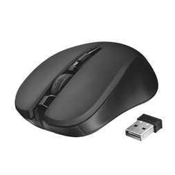Trust Mydo Silent Click vezeték nélküli fekete egér
