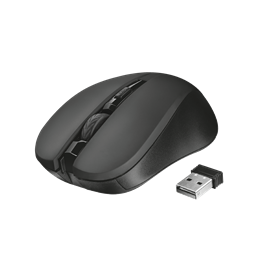 Trust Mydo Silent Click vezeték nélküli fekete egér