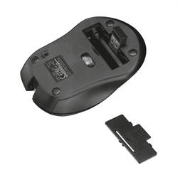 Trust Mydo Silent Click vezeték nélküli fekete egér