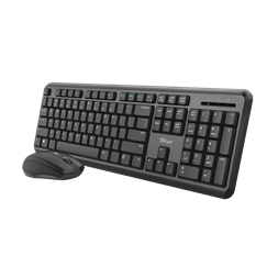 Trust Ody fekete vezeték nélküli billentyűzet + egér
