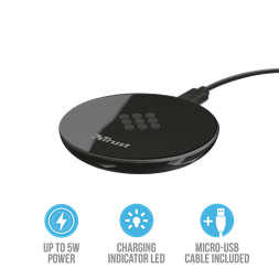 Trust Primo wireless fekete QI töltő