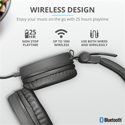 Trust Tones jack mikrofonos fejhallgató