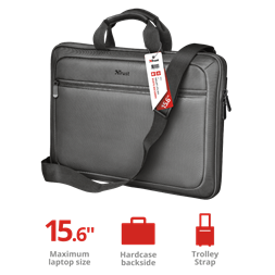 Trust York Hardcase 15,6" fekete notebook tok