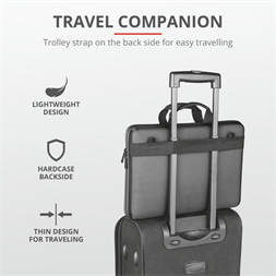 Trust York Hardcase 15,6" fekete notebook tok