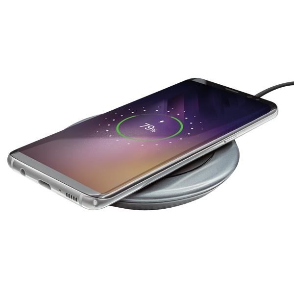 Trust Yudo10 QI 10W wireless fekete töltő