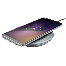 Trust Yudo10 QI 10W wireless fekete töltő