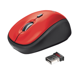 Trust Yvi wless piros notebook egér