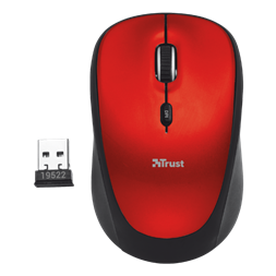 Trust Yvi wless piros notebook egér