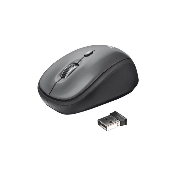 Trust Yvi vezeték nélküli fekete notebook egér