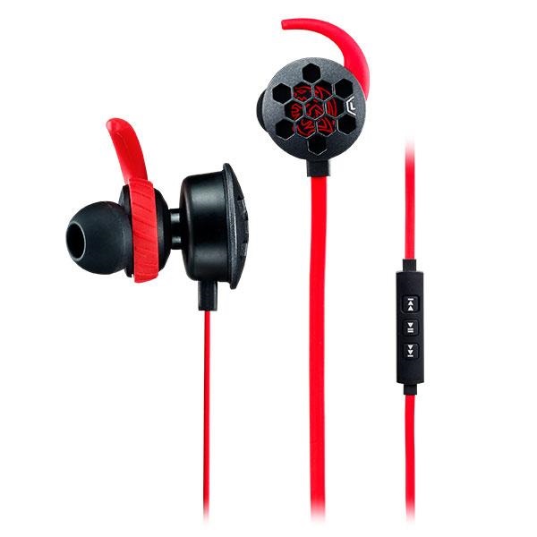 Tt eSPORTS ISURUS PRO mikrofonos fekete-piros gaming fülhallgató